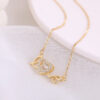 Valentines Day Gift New Titanium Steel Necklace Fashion New Love Smart Necklace Female Clavicle Chain Fashion Jewelry Woman - Image 5
