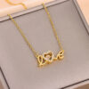 Valentines Day Gift New Titanium Steel Necklace Fashion New Love Smart Necklace Female Clavicle Chain Fashion Jewelry Woman - Image 7